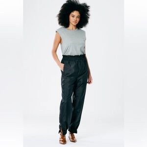 Tibi Crispy Nylon Paper Bag Felix Jogger XS